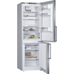 Bosch KGEEICP koel-vriescombinatie 186 x 60 cm rvs look/ geborsteld staal anti-fingerprint deur