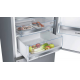 Bosch KGEEICP koel-vriescombinatie 186 x 60 cm rvs look/ geborsteld staal anti-fingerprint deur