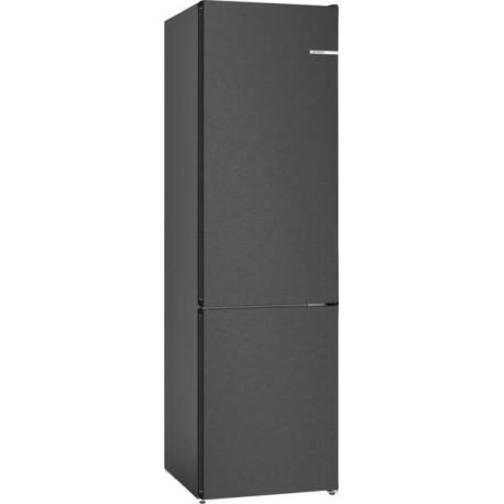 Bosch KGN39EXCF koel-vriescombinatie zwart staal anti-fingerprint deur 203 x 60 cm
