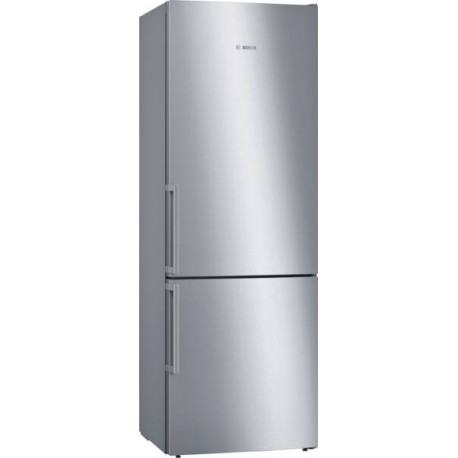 Bosch KGE49EICP geborsteld stalen deur . rvs llokkoel-vriescombinatie 201x 70 cm