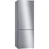 Bosch KGE49EICP geborsteld stalen deur . rvs llokkoel-vriescombinatie 201x 70 cm