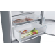 Bosch KGE49EICP geborsteld stalen deur . rvs llokkoel-vriescombinatie 201x 70 cm