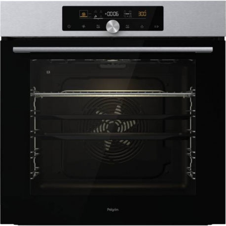 Pelgrim O560rvs inbouw oven rvs met hete lucht functie