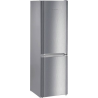 Liebherr CUele3331 Koel-/vriescombinatie 181,2 cm hoog 55 cm breed rvs look