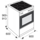 Pelgrim PFI7160 Vrijstaand inductie fornuis met electrische bakoven