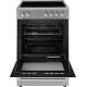 Pelgrim PFI7160RVS Vrijstaand inductie fornuis met electrische bakoven. 2 fase / 90 cm hoog