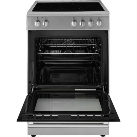 Pelgrim PFI7160RVS Vrijstaand inductie fornuis met electrische bakoven