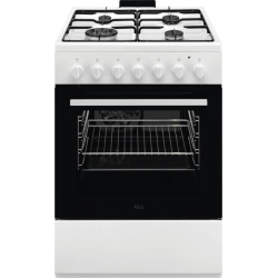 AEG CKB64101BW Vrijstaand gasfornuis, Electrische bakoven