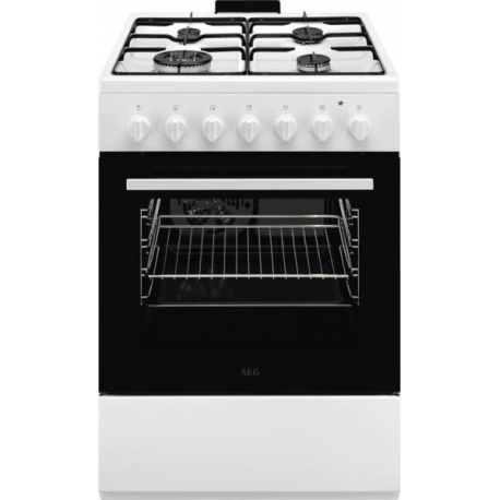 AEG CKB64101BW Vrijstaand gasfornuis, Electrische bakoven