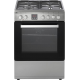 Etna FI760RVS Etna FI760RVS Vrijstaand gasfornuis, Electrische bakoven . 60 cm breed