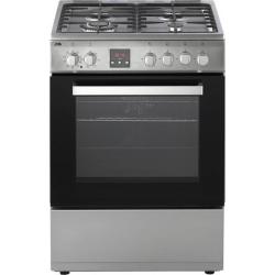 Etna FI760RVS Etna FI760RVS Vrijstaand gasfornuis, Electrische bakoven . 60 cm breed