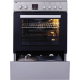 Etna FI760RVS Etna FI760RVS Vrijstaand gasfornuis, Electrische bakoven . 60 cm breed