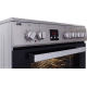 Etna FI760RVS Etna FI760RVS Vrijstaand gasfornuis, Electrische bakoven . 60 cm breed