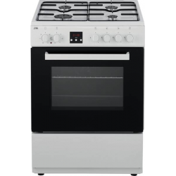 Etna FGV561WIT Vrijstaand gasfornuis, Electrische bakoven,