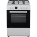 Etna FGV561WIT Vrijstaand gasfornuis, Electrische bakoven,