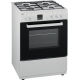 Etna FGV561WIT Vrijstaand gasfornuis, Electrische bakoven,