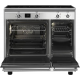 Smeg CX92IM RVS Vrijstaand fornuis, Electrische bakoven, inductiefornuis 90 cm